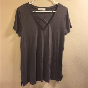 charcoal urban outfitters T shirt