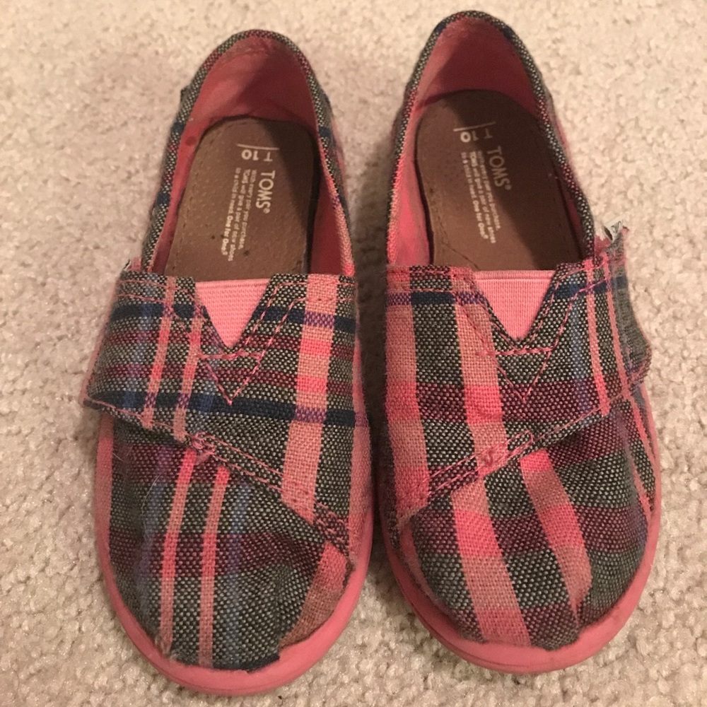 Toddler Girls Toms size 10