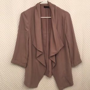Loft 3/4 Length Asymmetrical Blazer