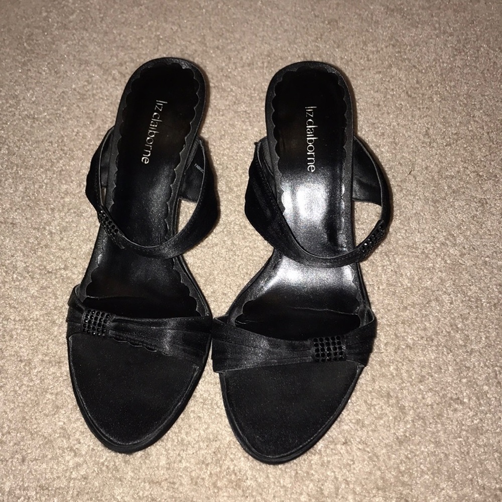 Women's Black Liz Claiborne Dress Shoes, Size 7.5