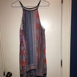 Peppermint multicolored sleeveless dress!