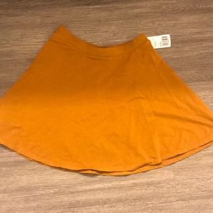NWT mustard yellow forever21 skirt