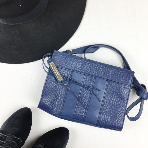 Cole Haan Handbags - Cole Haan leather blue bag