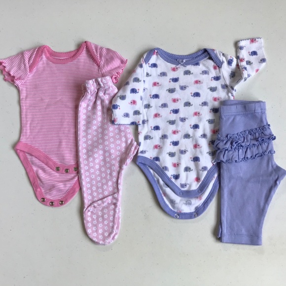 13-piece Girl’s set (NB, 0-3-6M) - Picture 3 of 4