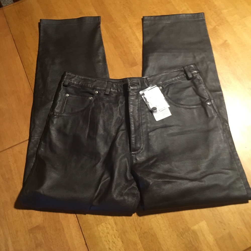 Genuine Leather Arizona Jean Co pants. 36 x 30