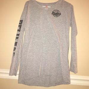 Long sleeve Justice Shirt