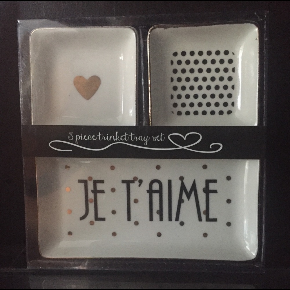 Ceramic Trinket Holder Set