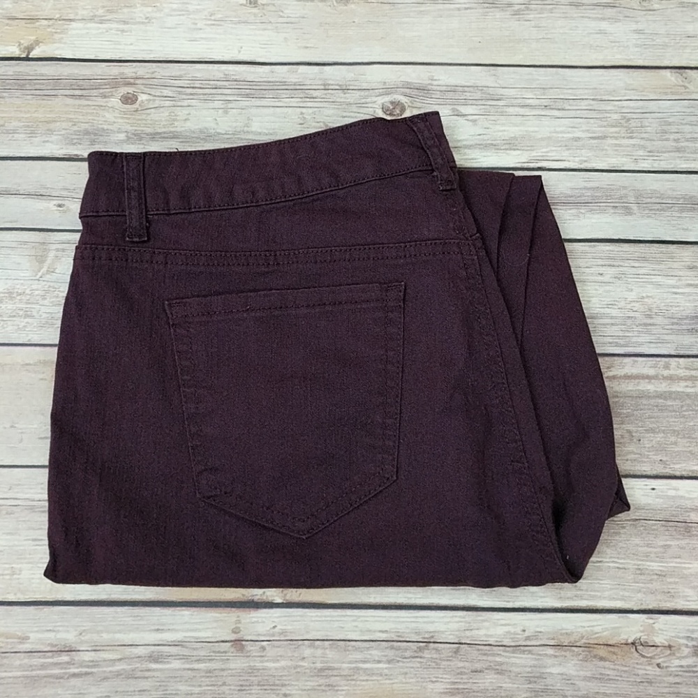 Maroon Jeans