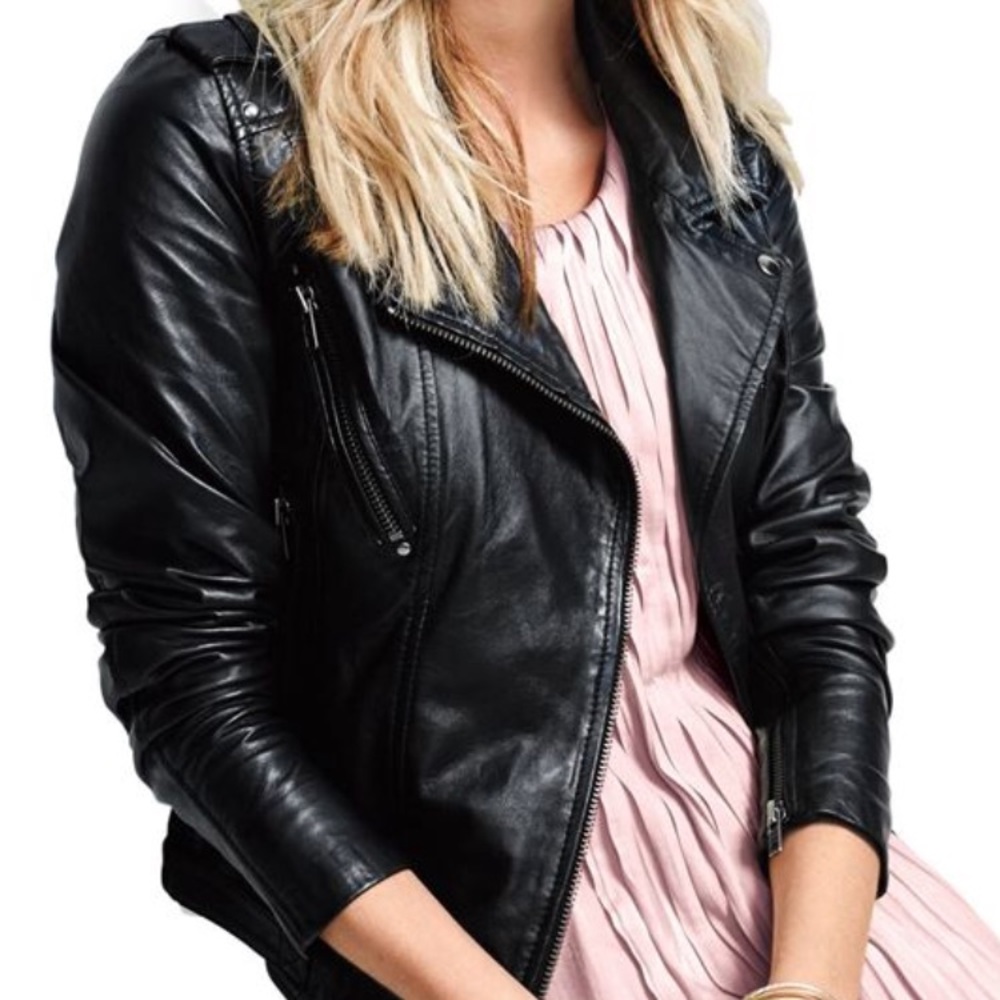 Ellos faux leather jacket