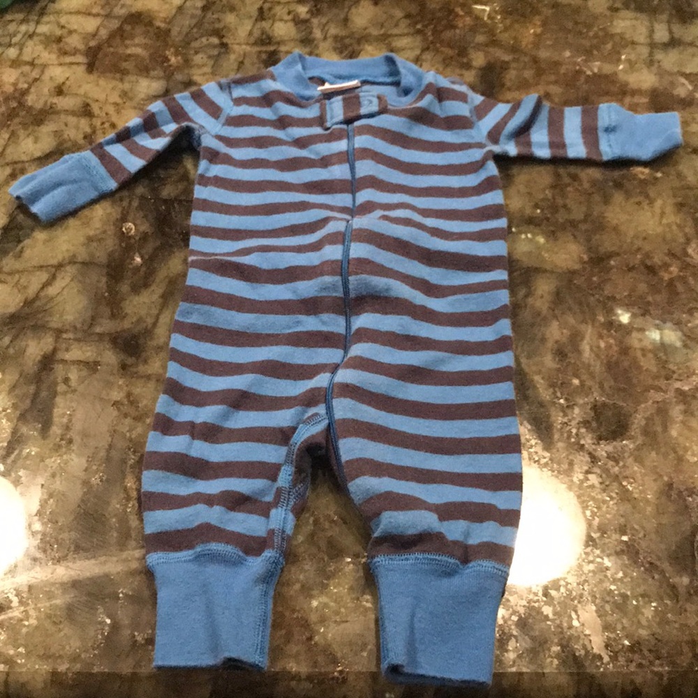 Hanna Andersson 0-6 month zip up cotton sleeper