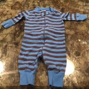 Hanna Andersson 0-6 month zip up cotton sleeper