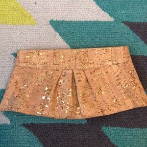 Lauren Merkin cork clutch