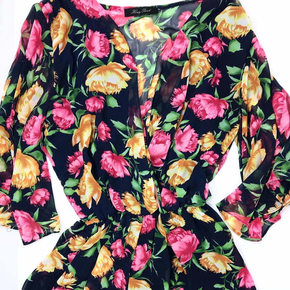 Floral Printed Romper