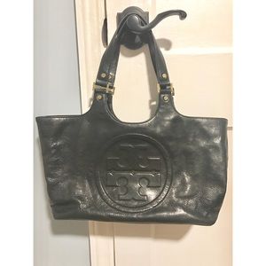 FINAL SALE Authentic Tory Burch Bag Black Leather