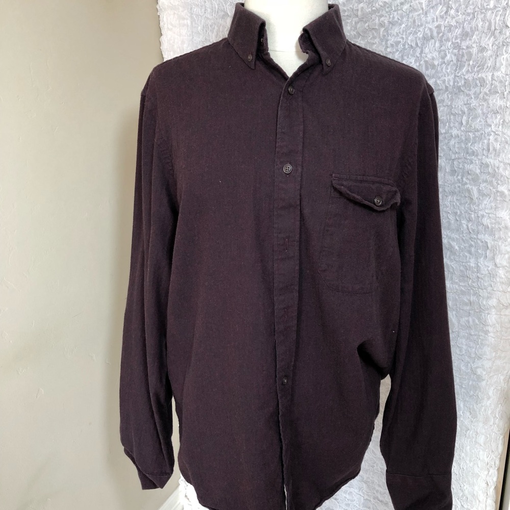 Men’s Nordstrom’s Fleece Long Sleeve Button Up (M)