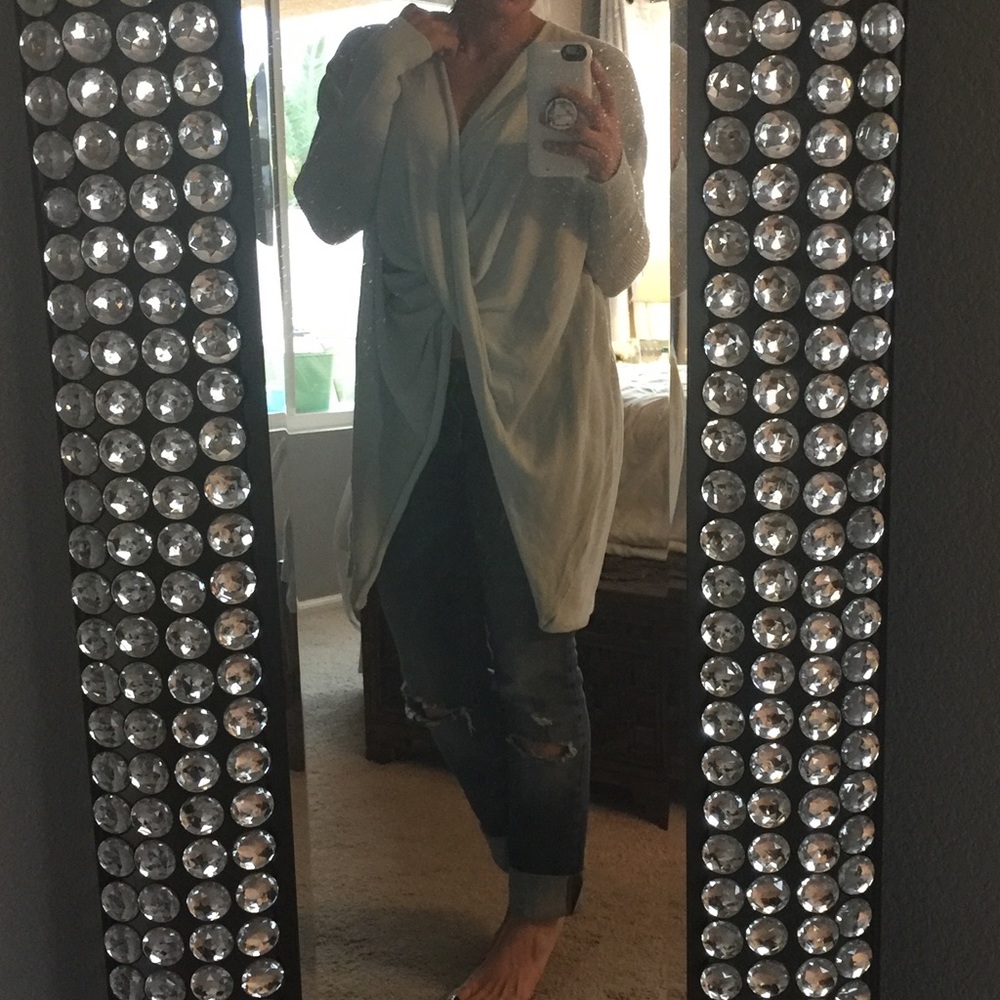 Over-sized Drapey Blue Sweater