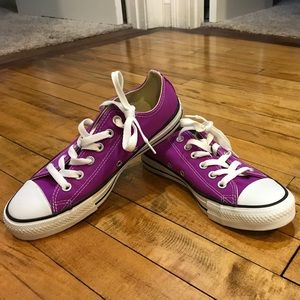 Converse all star purple size 7