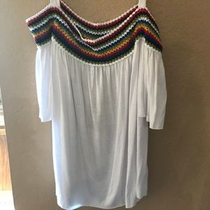 Bebe off the shoulder top