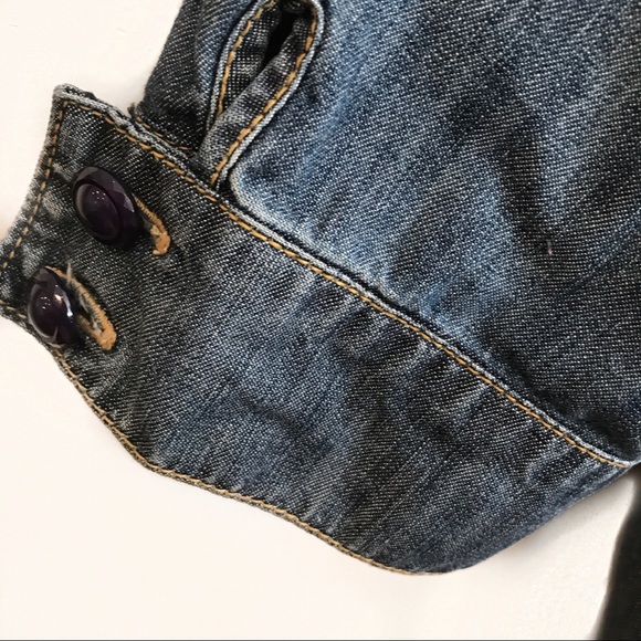 FOREVER 21 SHORT SLEEVE JEAN JACKET Size S - Picture 4 of 5