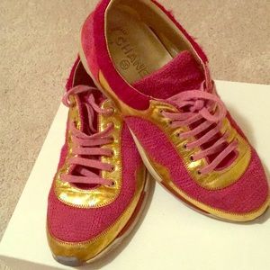Authentic Chanel sneakers, excellent condition