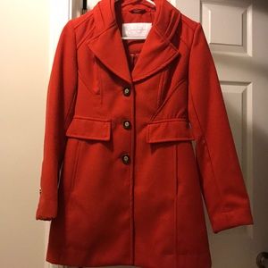 Jessica Simpson Orange/Red Peacoat