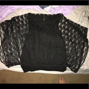 Jessica Simpson wide sleeve blouse
