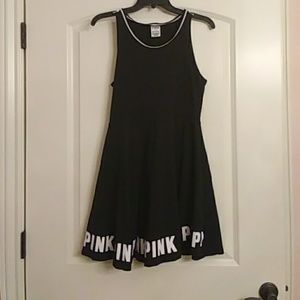 Black pink dress