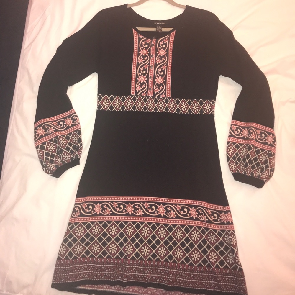 Lucky Brand Wool/Cashmere Sweater Dress