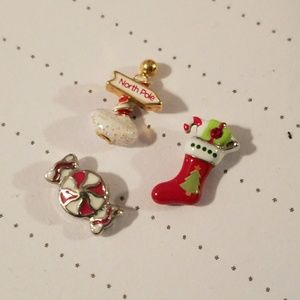 Origami Owl Christmas Charms - Set of 3