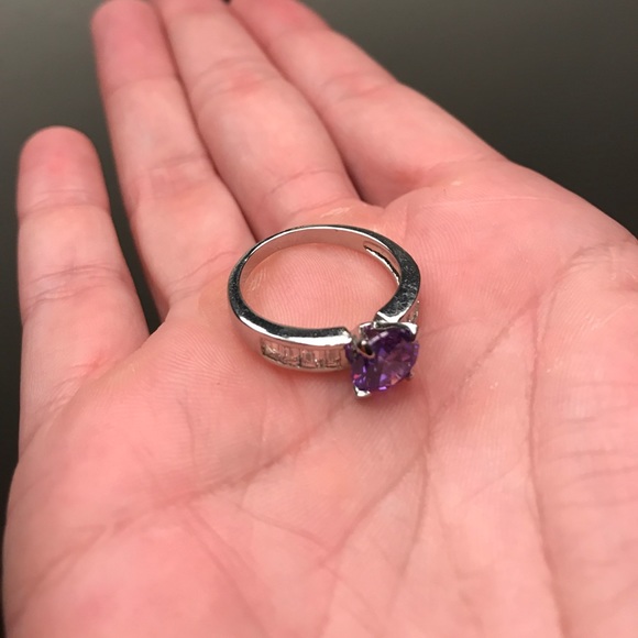 Purple and silver ring! Brand new! - Picture 2 of 2