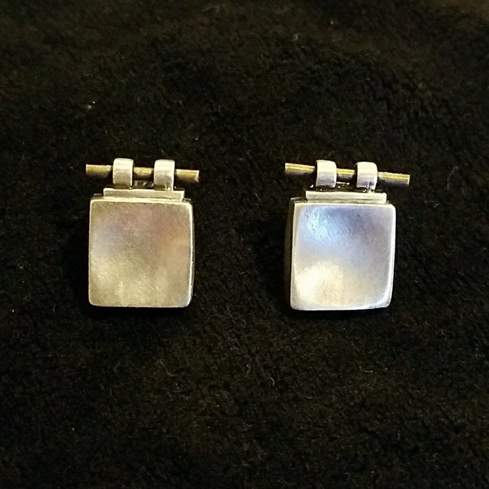 Handmade sterling silver earrings