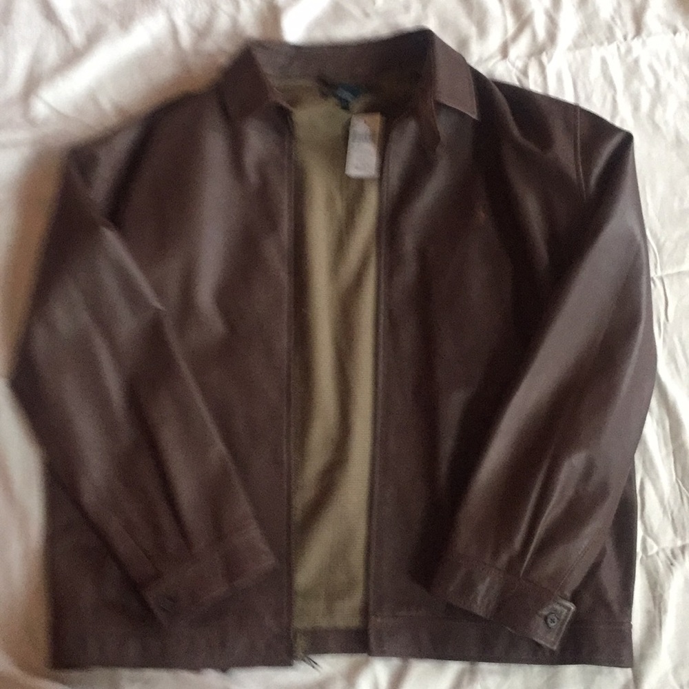 Ralph Lauren men’s leather jacket