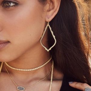 Kendra Scott Gold Earrings big size