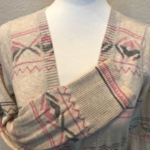 NWOT Mossimo Aztec print cardigan size XL