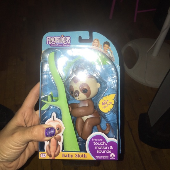 OPENED Kingsley The Sloth Fingerling OPENED Kingsley The Sloth Fingerling