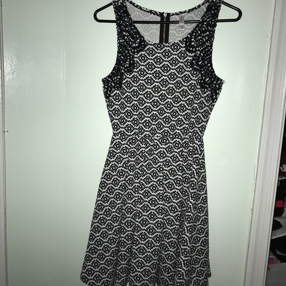 Black and White Target Dress