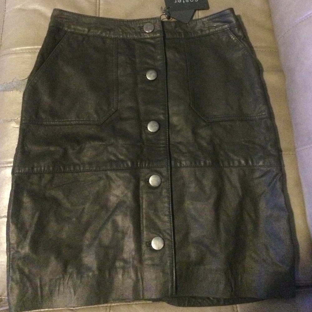 Coster Copenhagen leather skirt