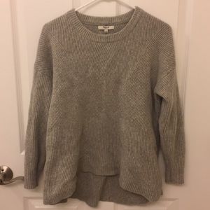 Madewell grey 100% merino wool sweater size small