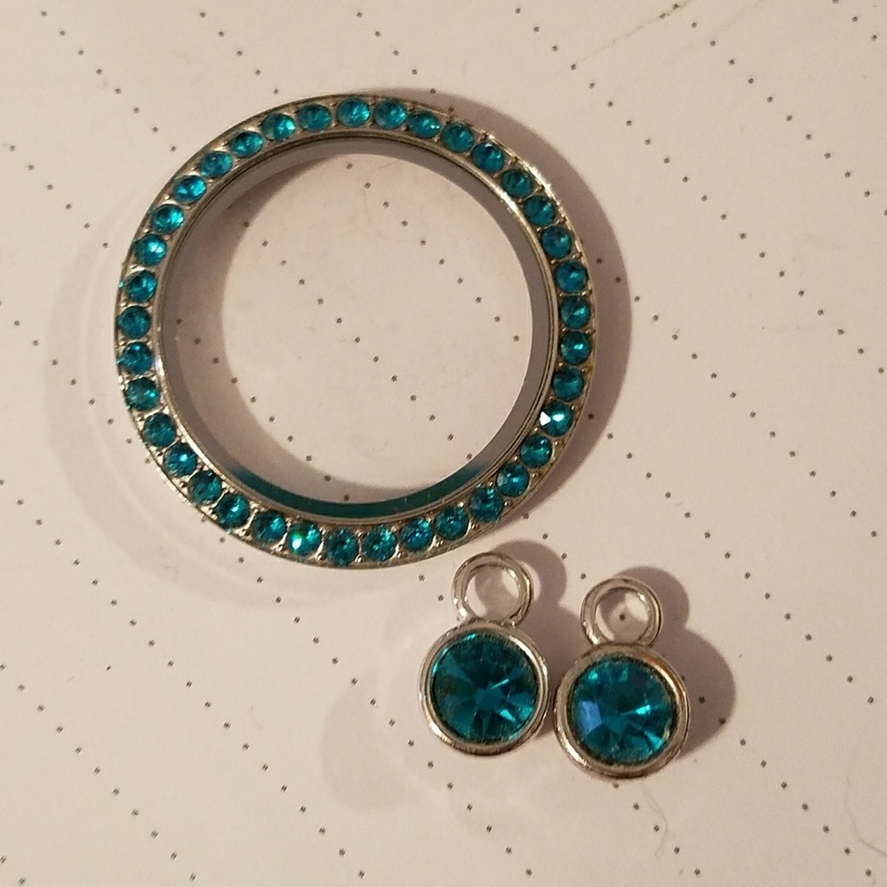 Origami Owl Face & Earring Dangle Set