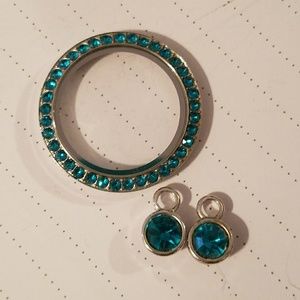 Origami Owl Face & Earring Dangle Set