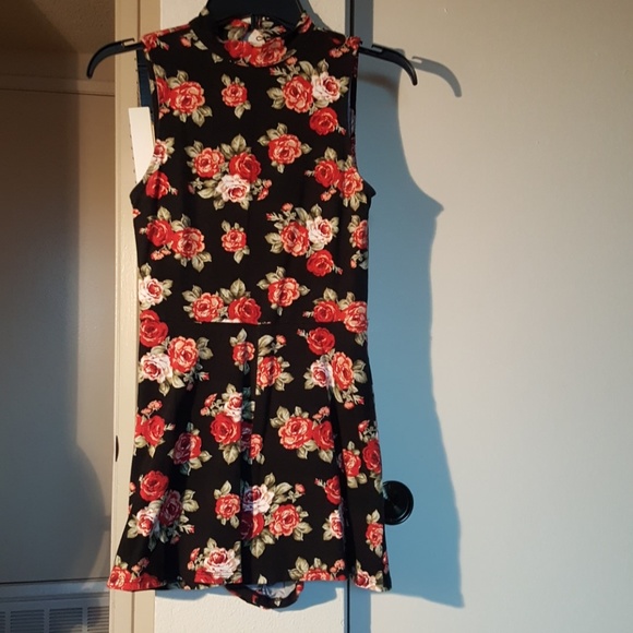 Floral Forever 21 Romper - Picture 1 of 3