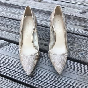 rose gold jessica simpson shoes