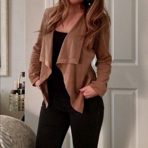 Lightweight Brown Suede Jacket