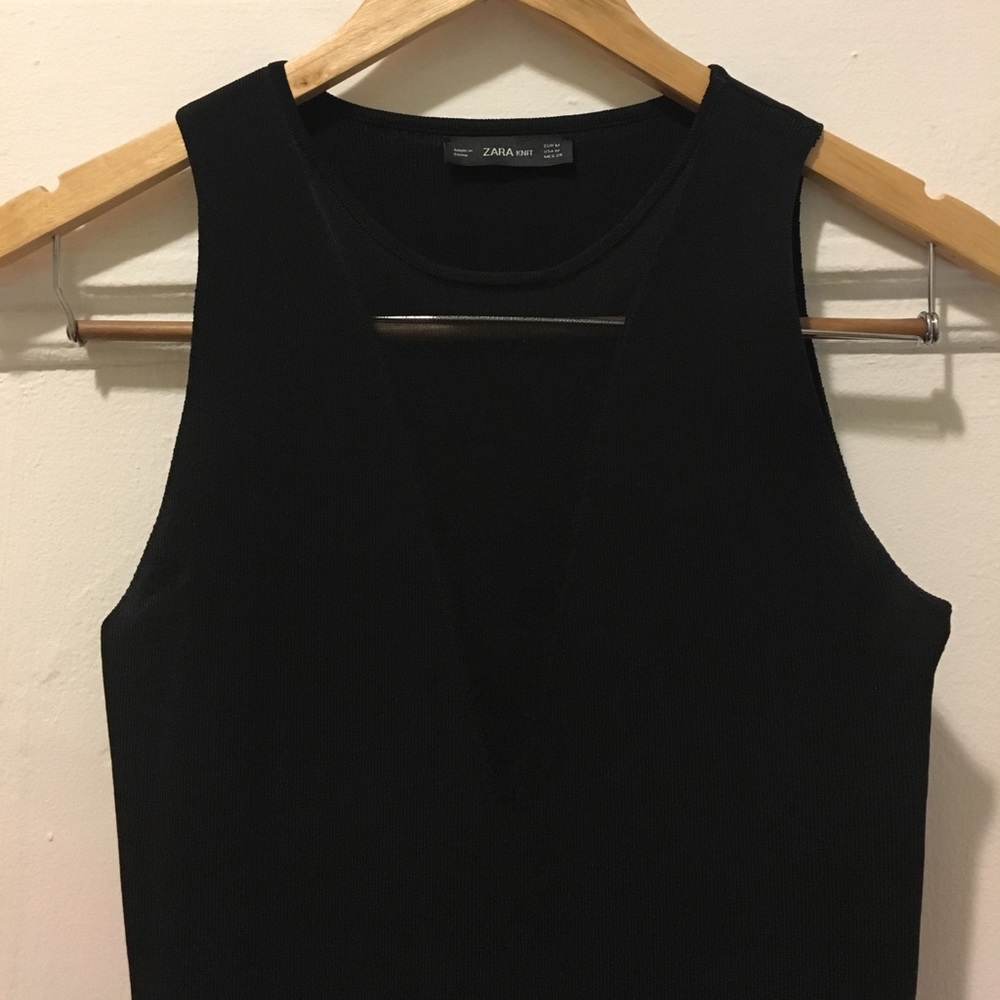 Zara Knit Black Dress