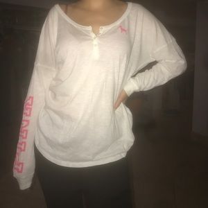 PINK Long-sleeve Tee