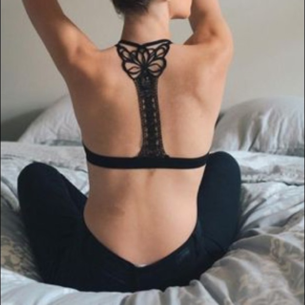 Crocheted back bralette. Brand new. Boutique.