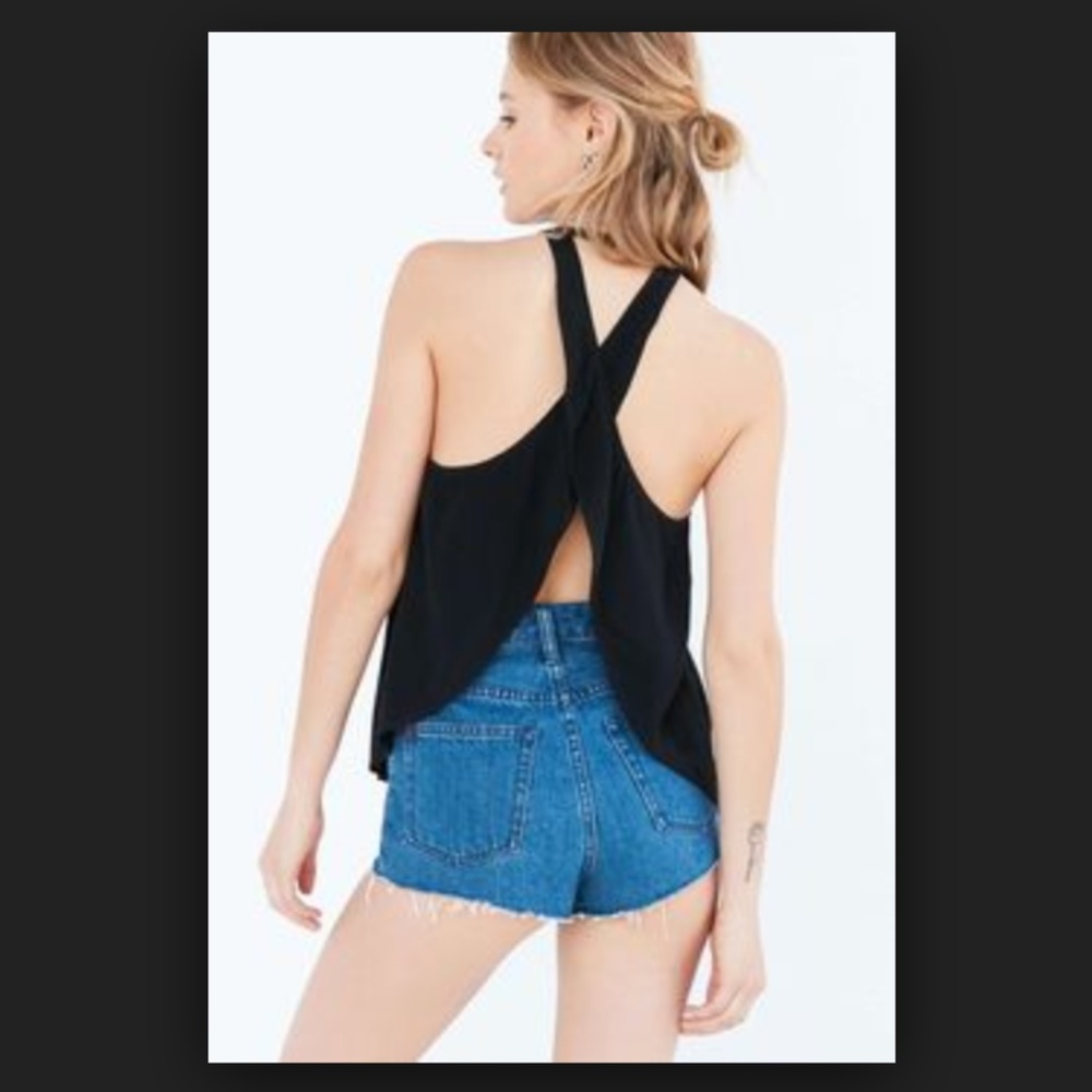 NWT Silence + Noise Harper CrossBack Tank Top