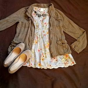Lauren Conrad boho babydoll top