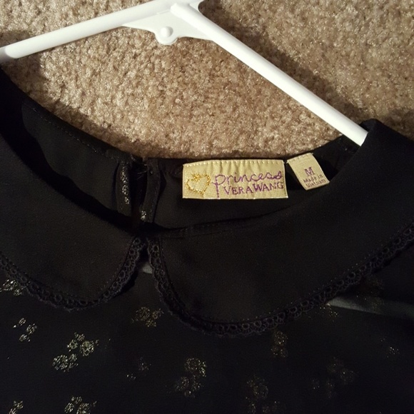 Translucent Peter Pan Collared Blouse - Picture 2 of 3