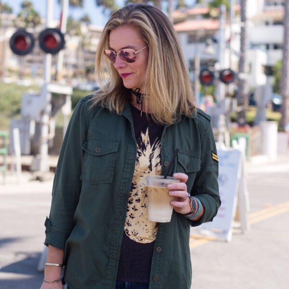 Forever 21 Fatigue Shirt